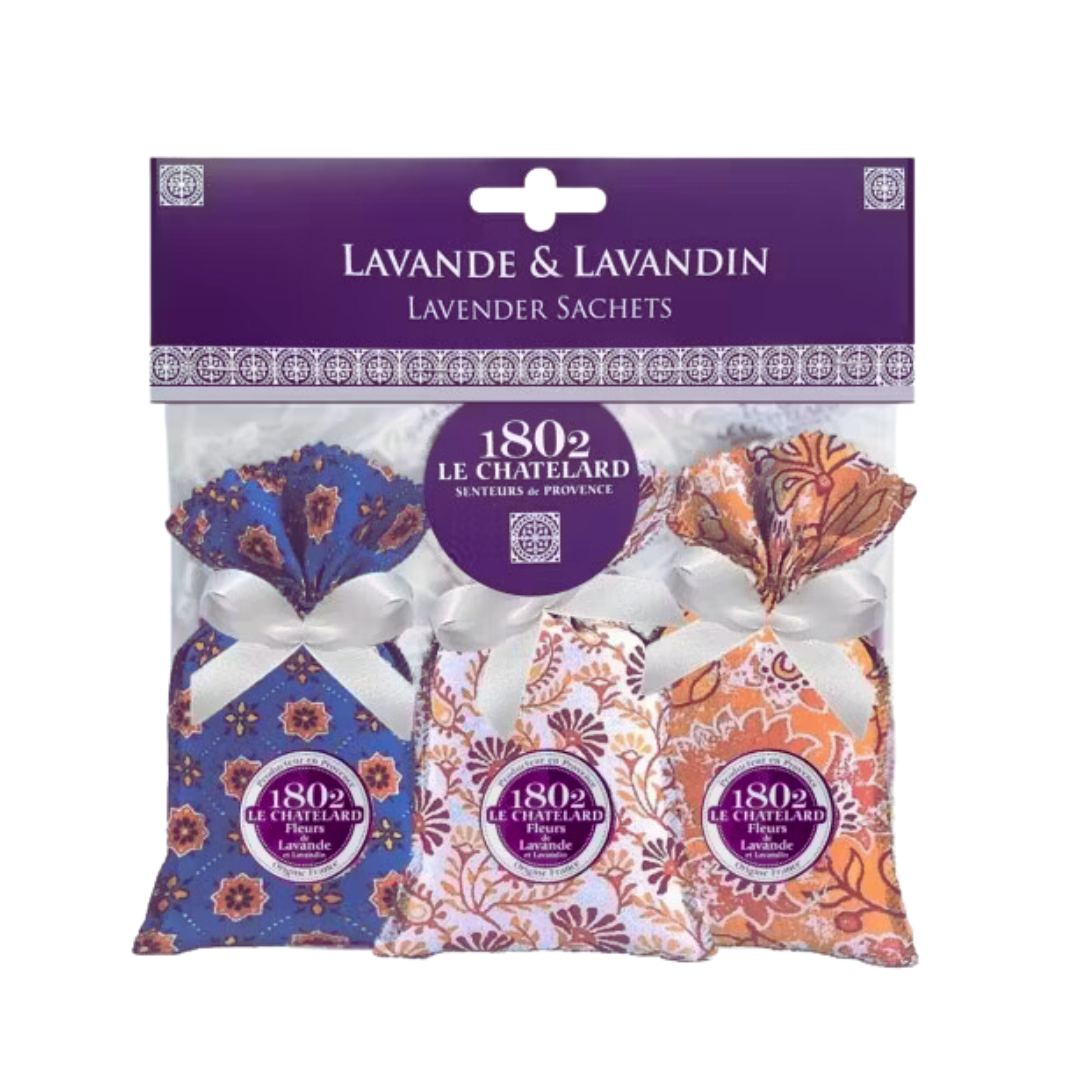 Set of 3 Lavender Sachets - Ernest Walters