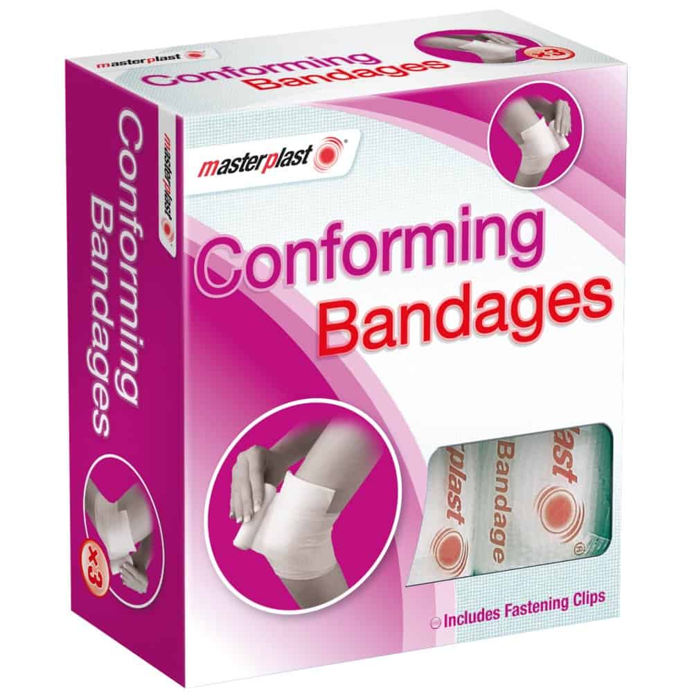 Pack of 3 Conforming Bandages - Ernest Walters