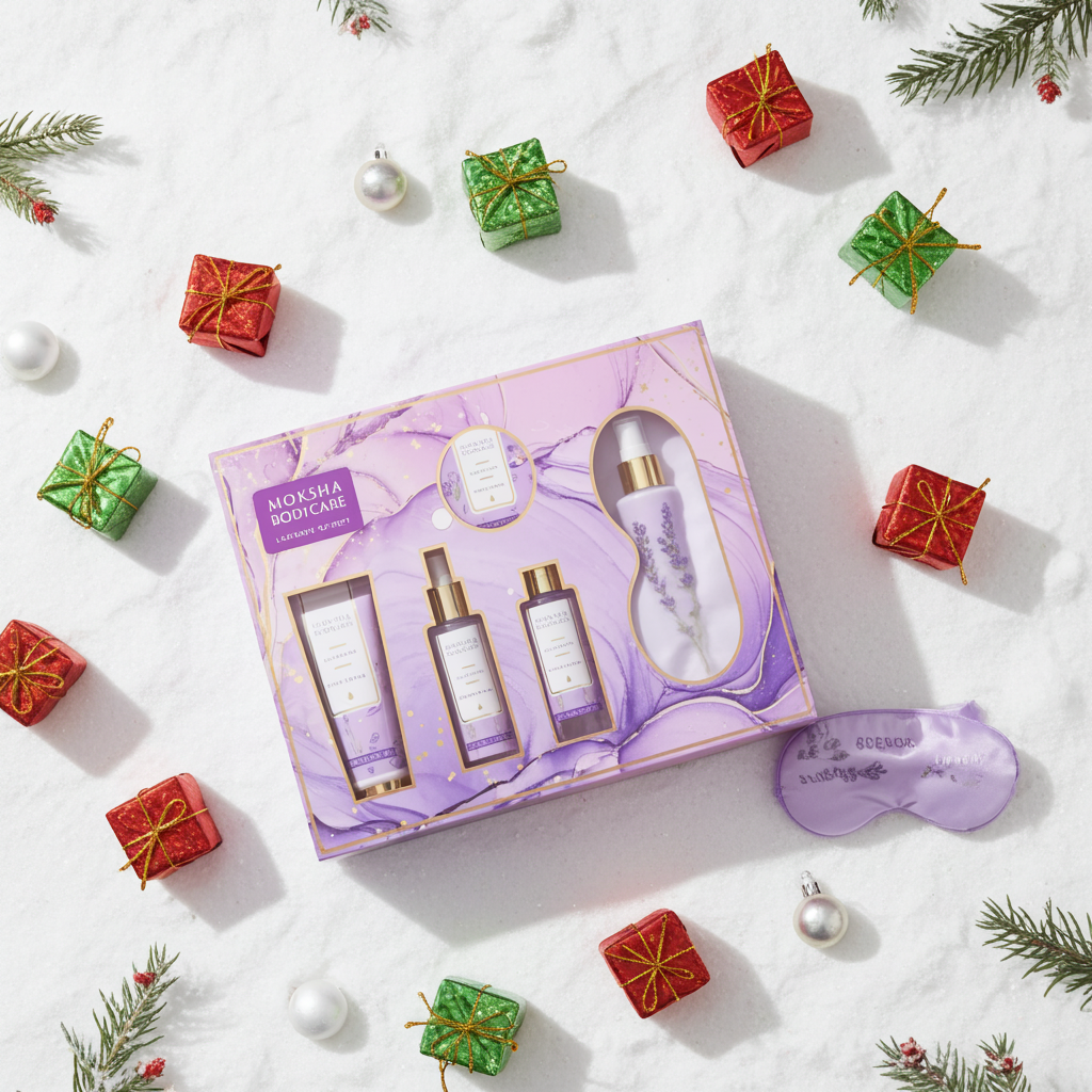 Moksha Lavender Body Care Gift Set - Image 1 - Ernest Walters