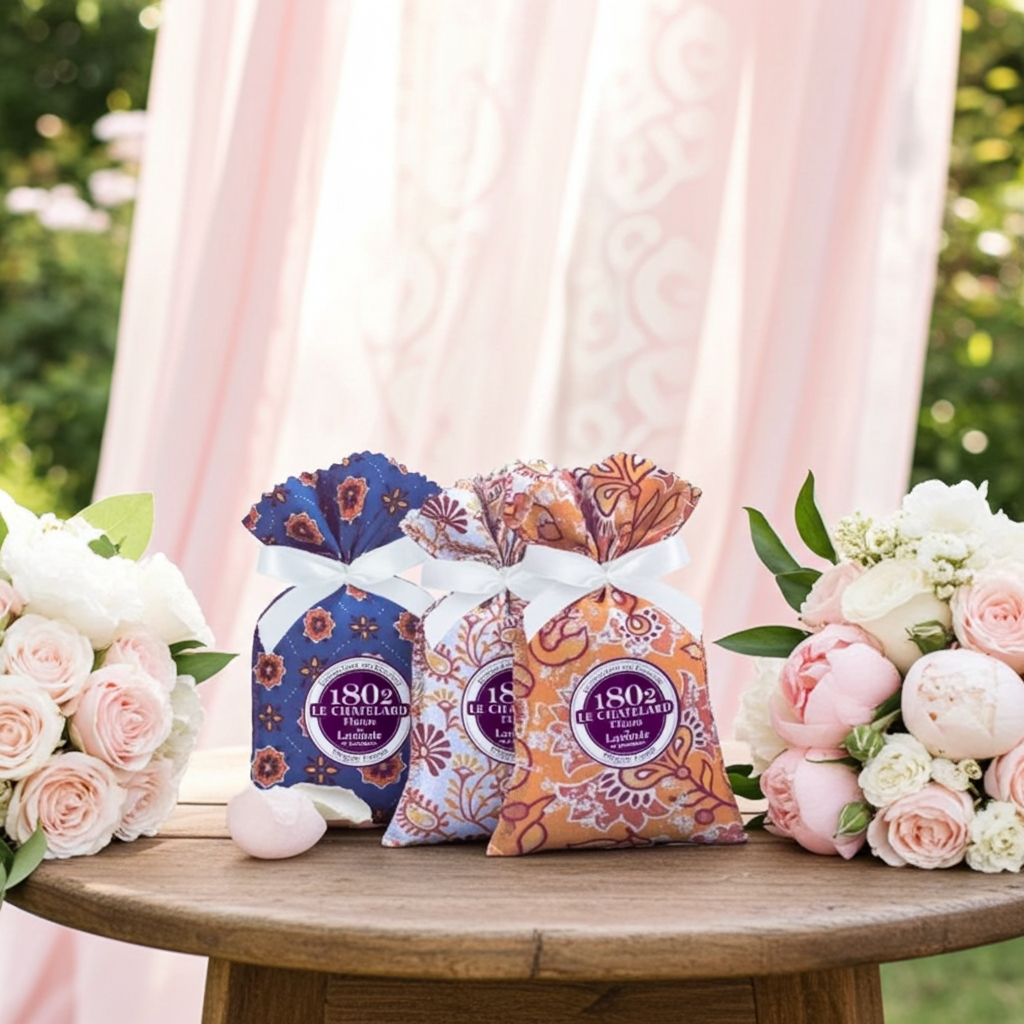 French Soap Luxury Collection Gift Set - 4 French Bar Soaps, Lavender Duo & Sachets