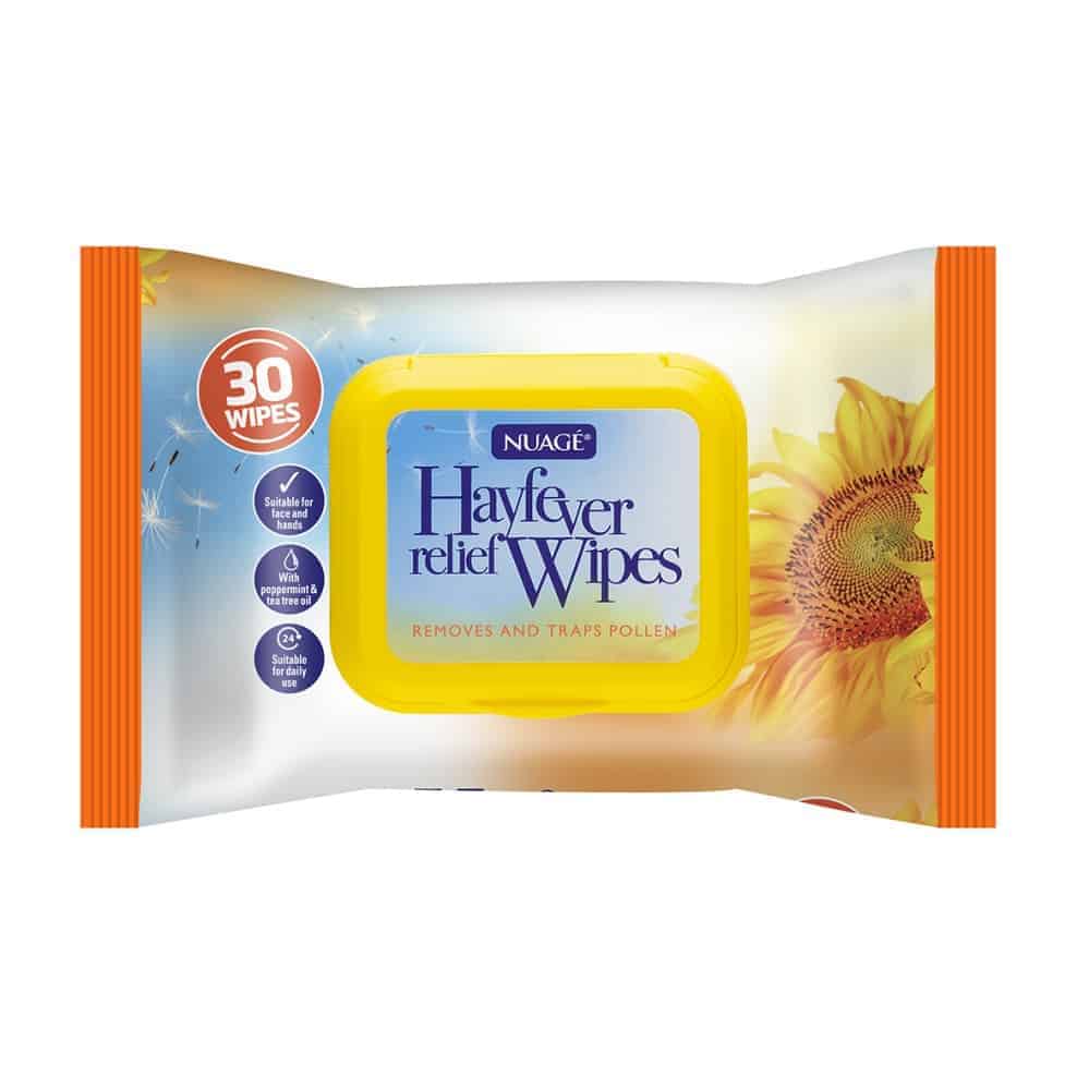 Hayfever relief wipes - Ernest Walters