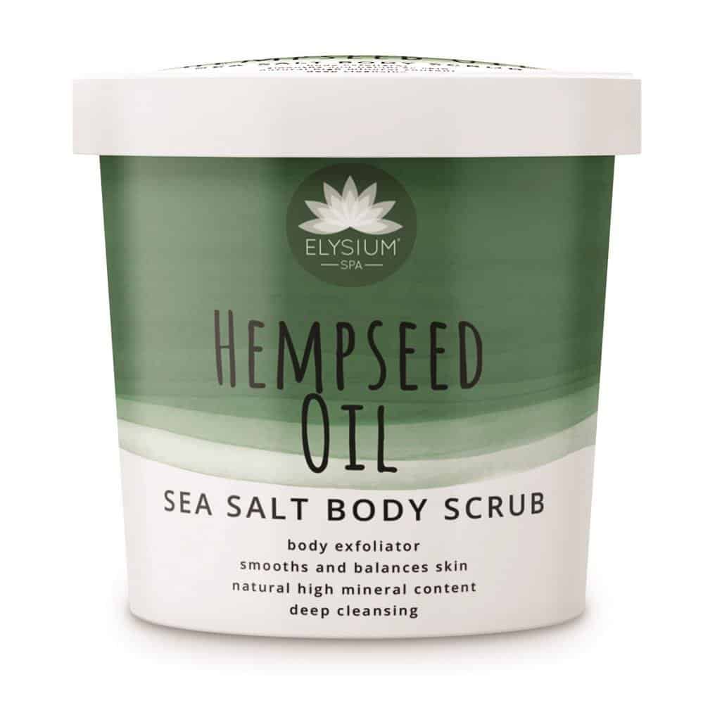 Silky Smooth Skin Awaits: Introducing Elysium Hempseed Oil & Sea Salt Scrub