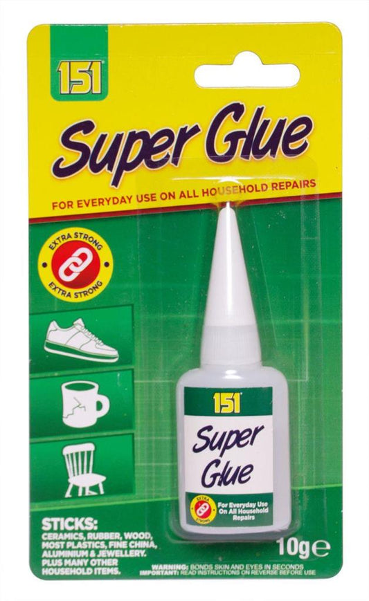 Extra Strong Super Glue 10g - Ernest Walters 