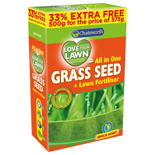 Love Your Lawn Grass Seeds 500g - Ernest Walters 