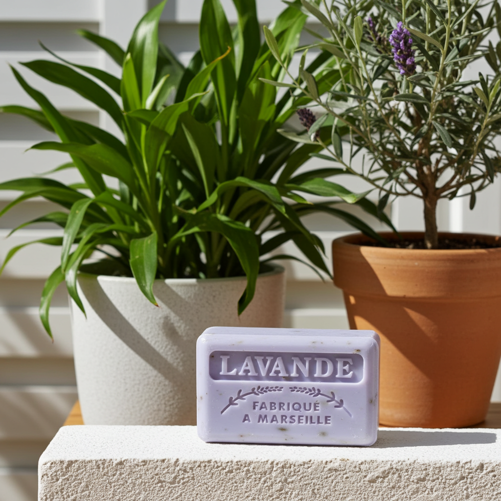 French Soap Luxury Collection Gift Set - 4 French Bar Soaps, Lavender Duo & Sachets